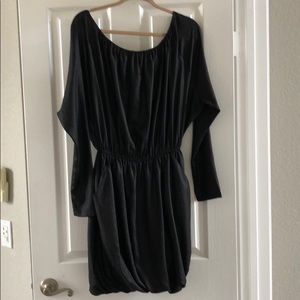 Black all saints dress